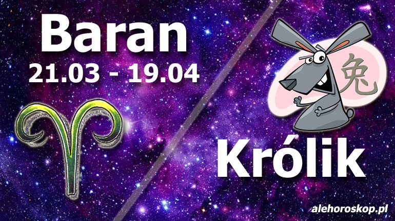 podwójna astrologia baran królik