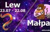 podwójna astrologia lew małpa