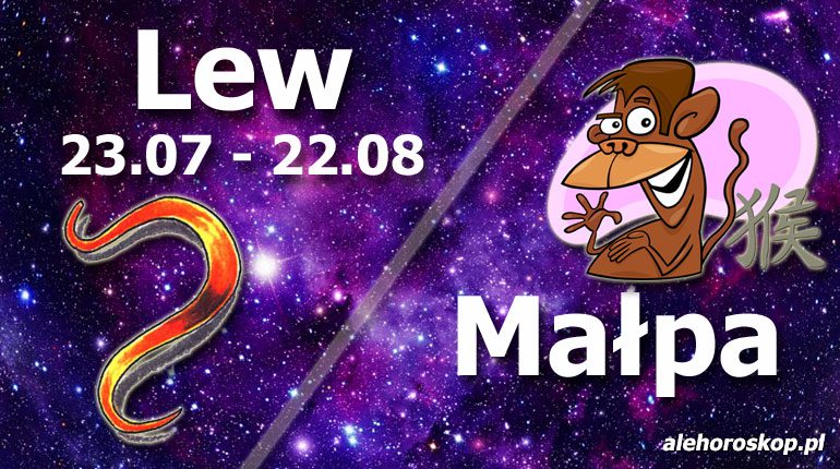 podwójna astrologia lew małpa