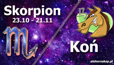 podwójna astrologia skorpion koń