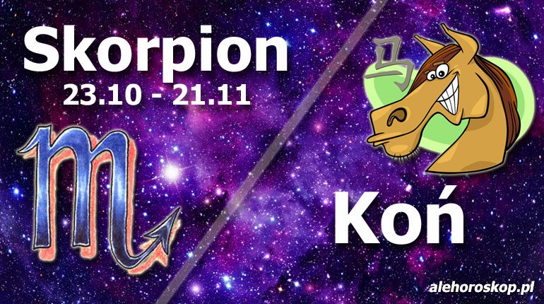 podwójna astrologia skorpion koń
