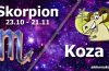 podwójna astrologia skorpion koza