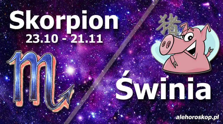 podwójna astrologia skorpion świnia