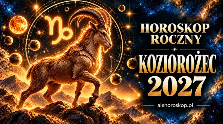 Horoskop roczny Koziorożec 2027 – koziorożec i symbol znaku zodiaku